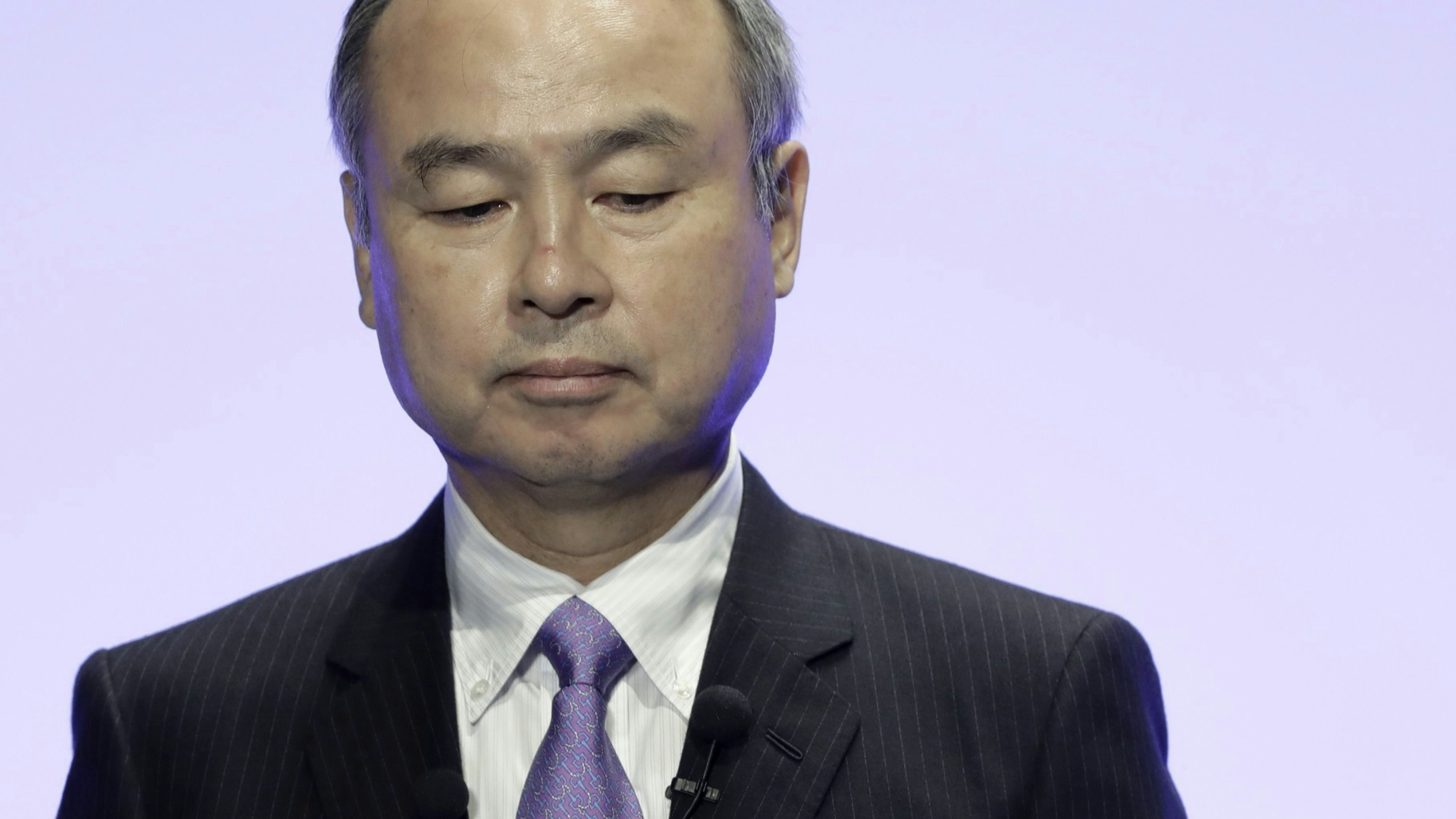 Masayoshi Son. Photo by Bloomberg.
