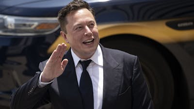Elon Musk. Photo by Bloomberg.