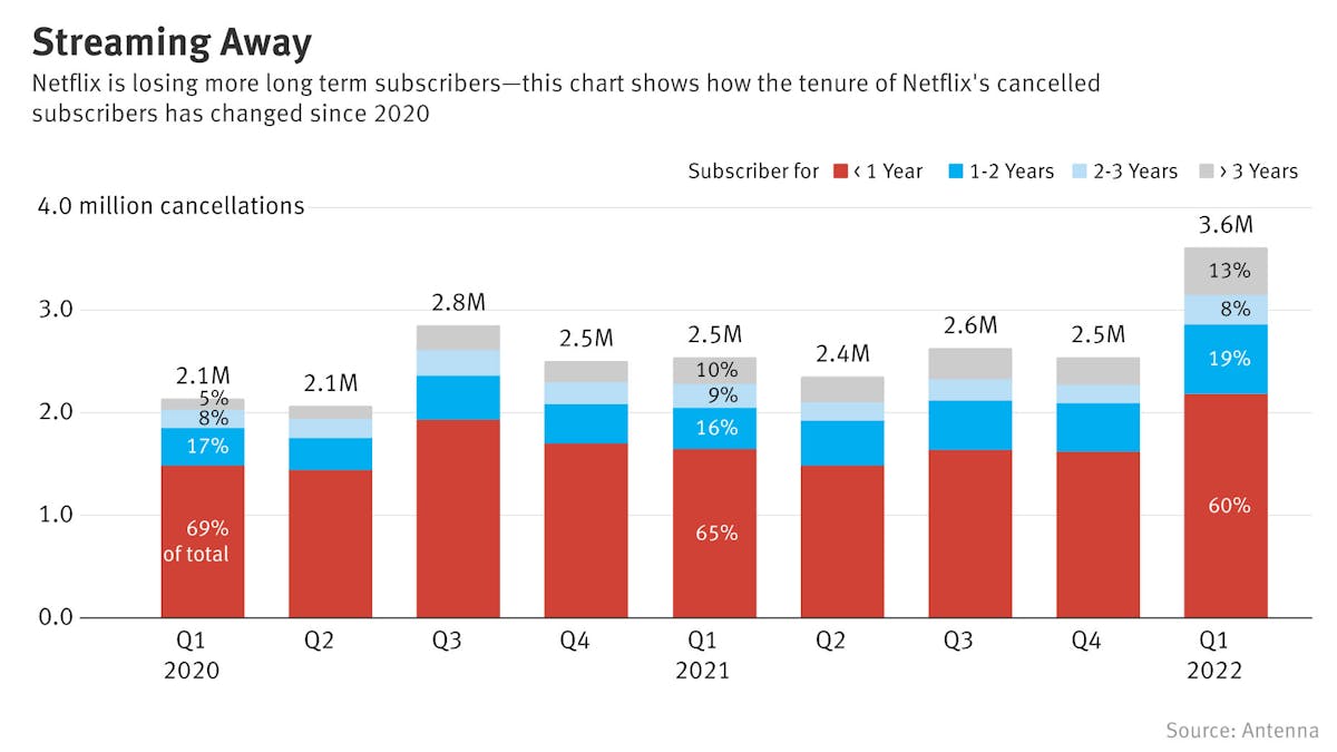 Netflix Cancellations Rise Among LongStanding Subscribers — The