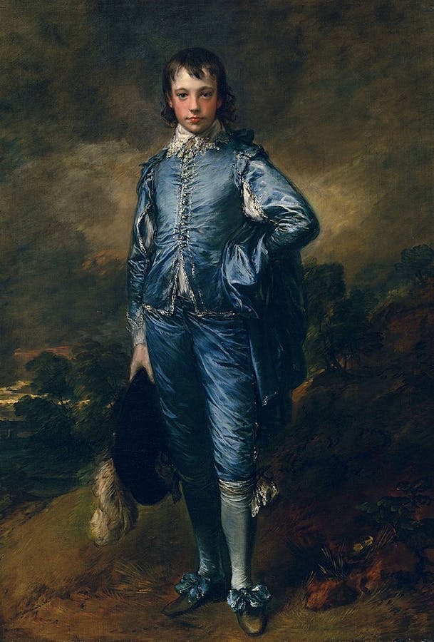 In 1770, Thomas Gainsborough unveiled what came to be called "The Blue Boy," in which he used Prussian blue. Photo: Courtesy The Huntington