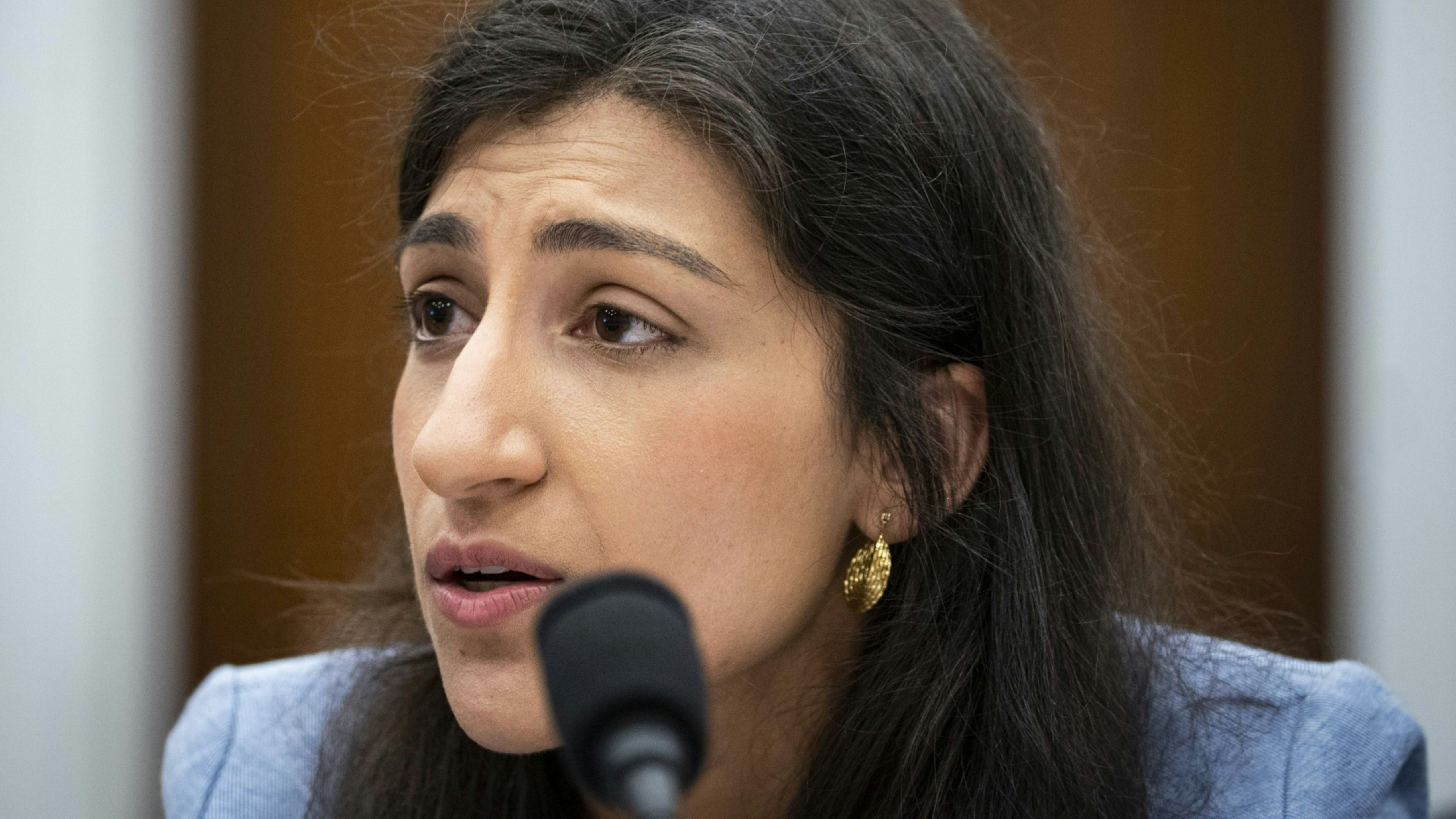 Federal Trade Commission Chair Lina Khan. Photo by Bloomberg