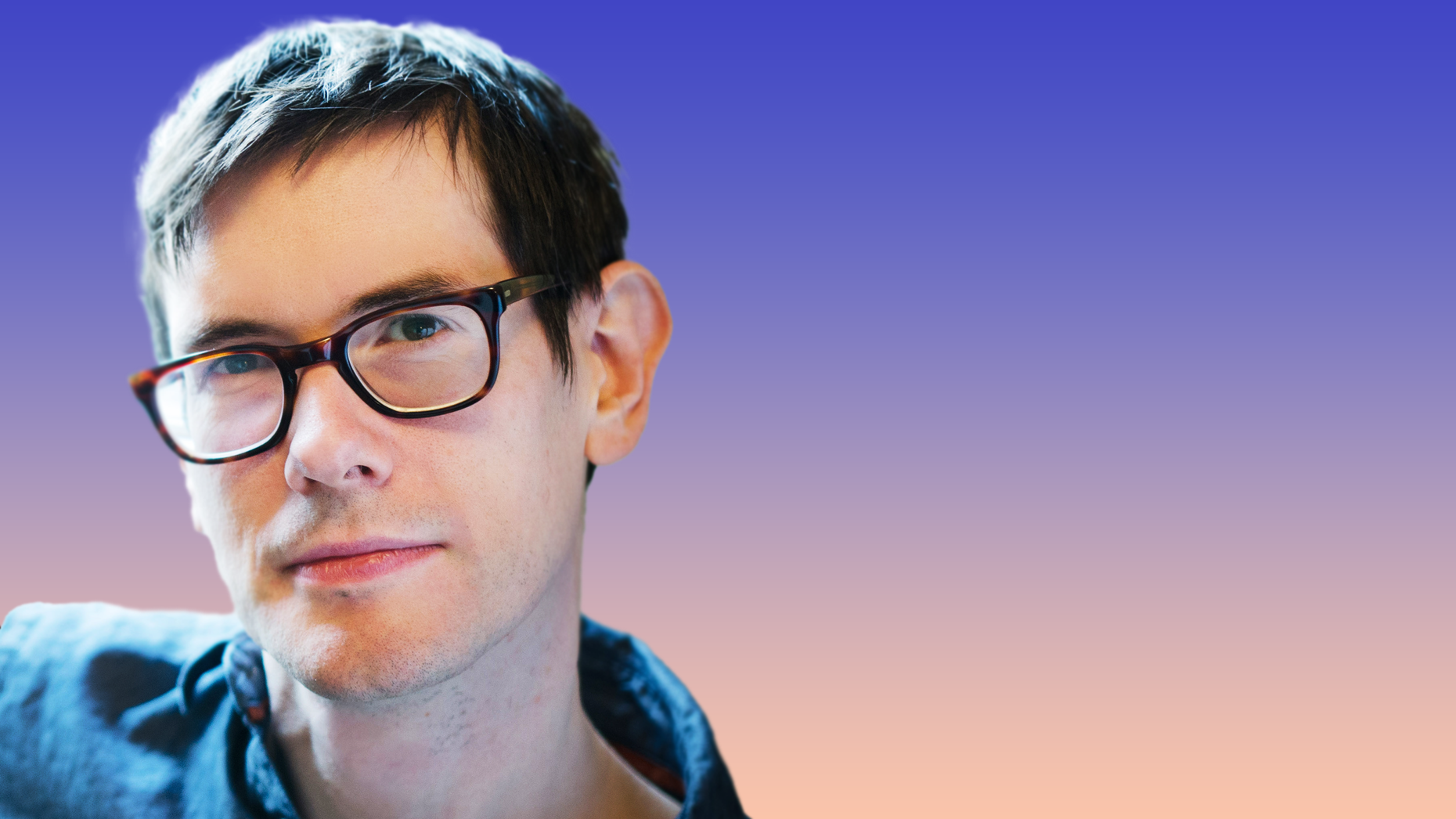 Kent Bye, host of the Voices of VR podcast. Photo illustration: Mike Sullivan.