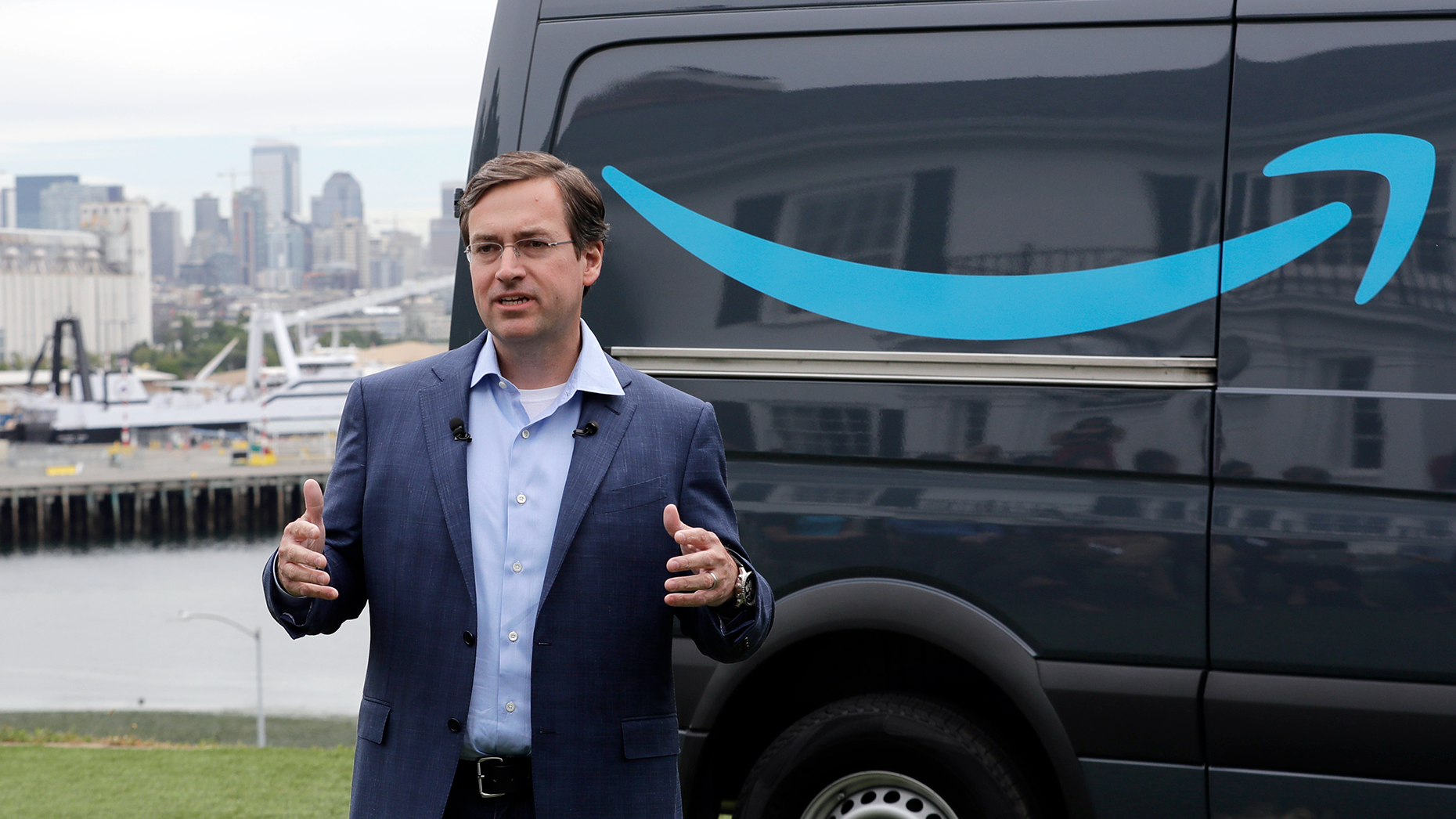 Amazon's Dave Clark. Photo by AP