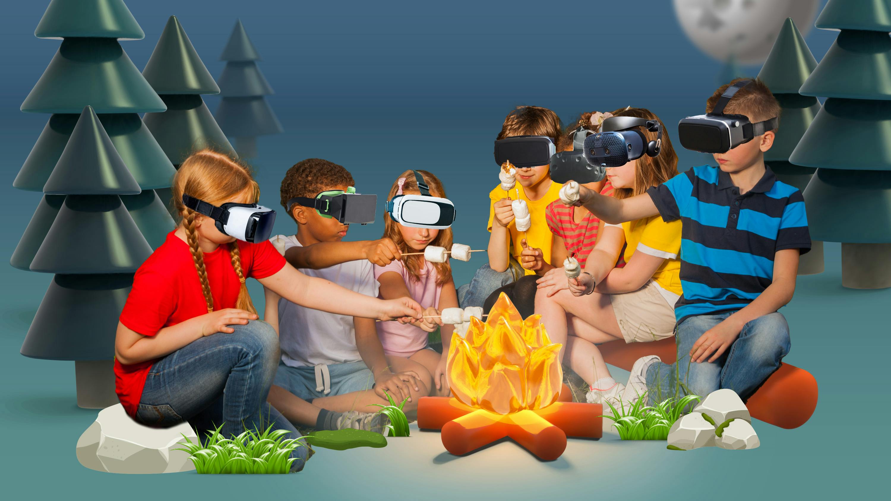 A Silicon Valley Summer Camp Wants Kids to Ditch the Canoes for Holographic Coding