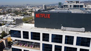 Netflix's offices in Los Angeles. Photo by Bloomberg.