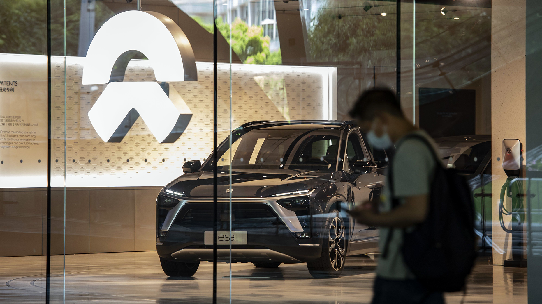 Nio plans to offer a car with solid-state batteries by the end of the year. Photo by Bloomberg.