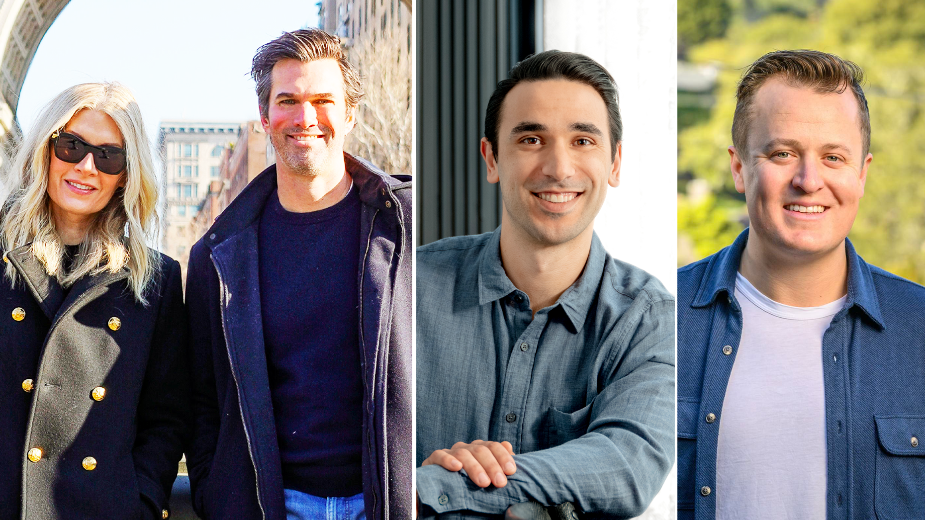 From left: Brooke Hainey & Keith George, co-founders of Cortina; Bennett Carroccio, co-founder of Canal; Conner Sherline, founder of Disco.