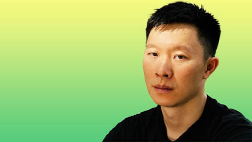 Three Arrows Capital Co-Founder and CEO Zhu Su. Photo: Bloomberg. Art by Mike Sullivan