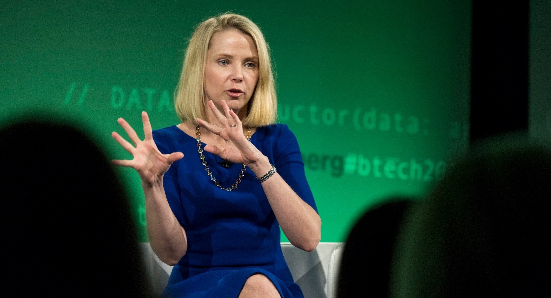 Yahoo CEO Marissa Mayer. Photo by Bloomberg.