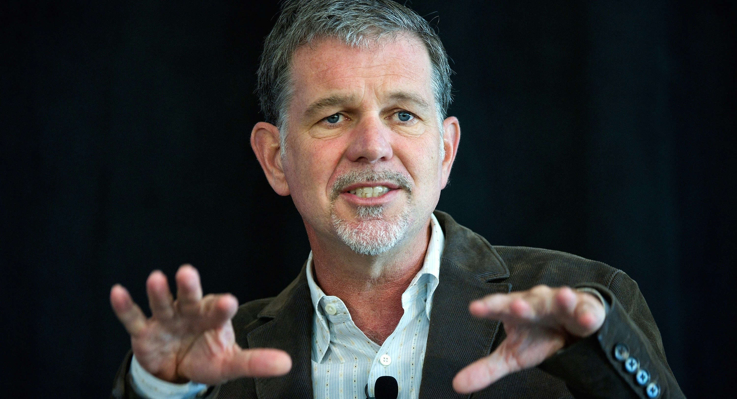 Netflix CEO Reed Hastings. Photo by Bloomberg.