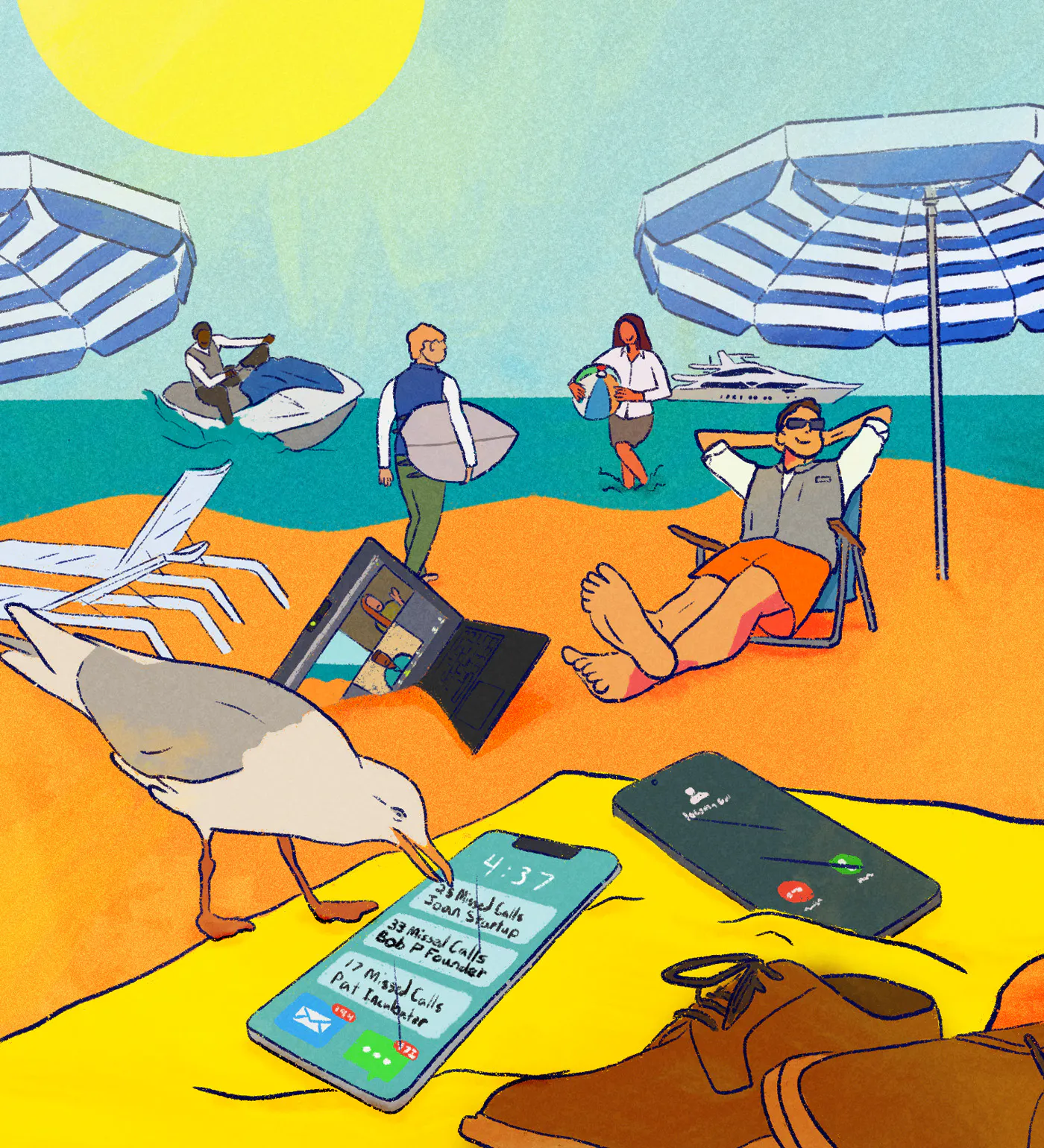 ‘If I Miss a Deal, It’s—Whatever’: Venture Investors Throw in the Beach Towel