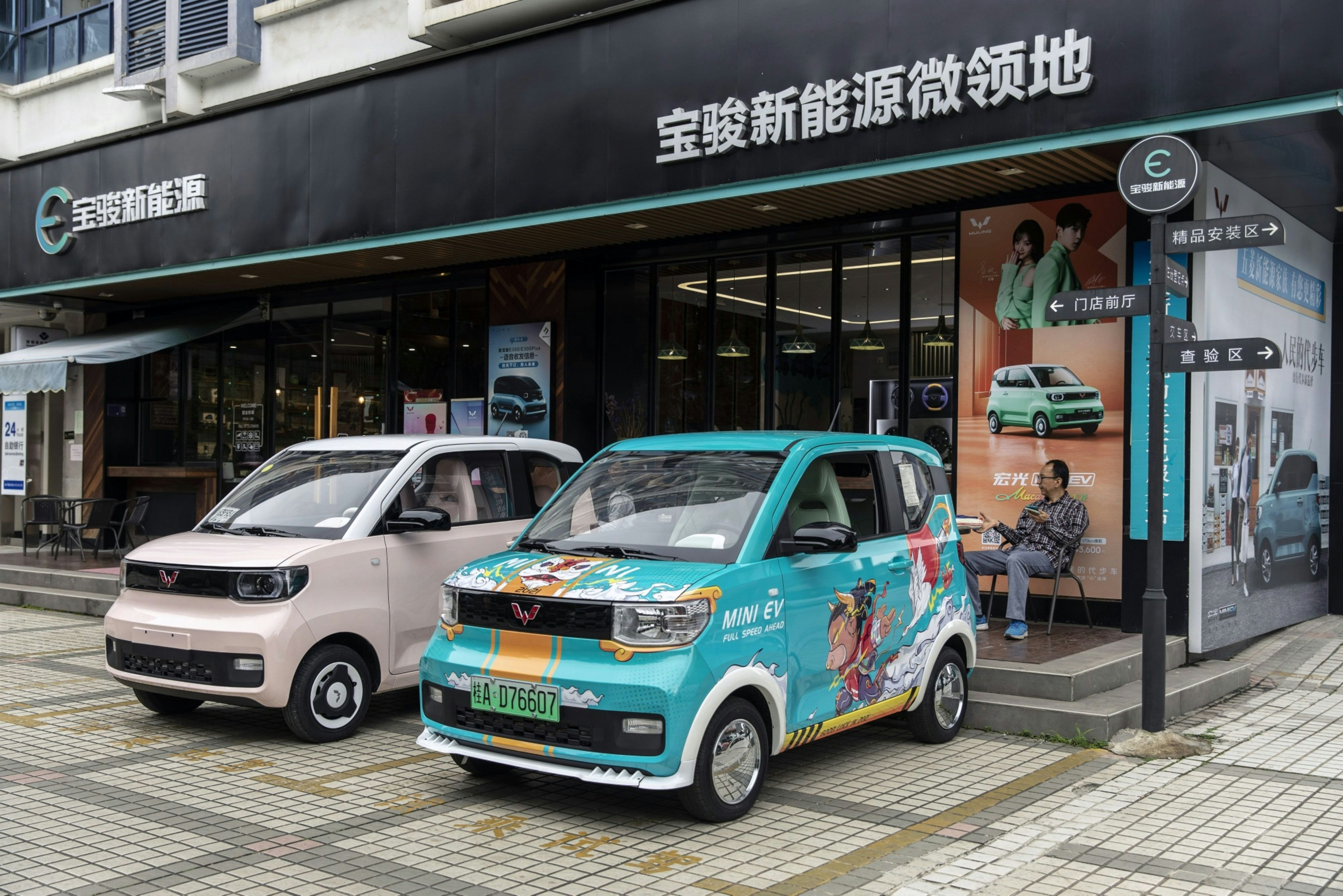 The Hongguang Mini is one of the world's best selling electric vehicles.