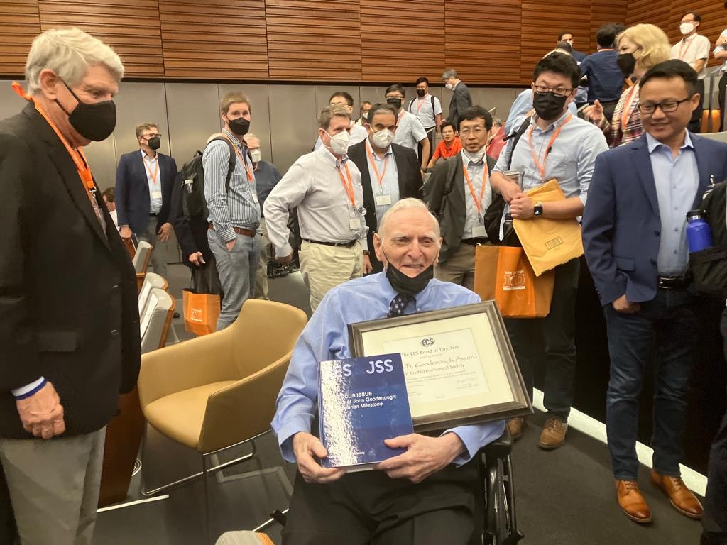 Goodenough, seated, last Friday at his birthday celebration. Photo: Venkat Viswanathan