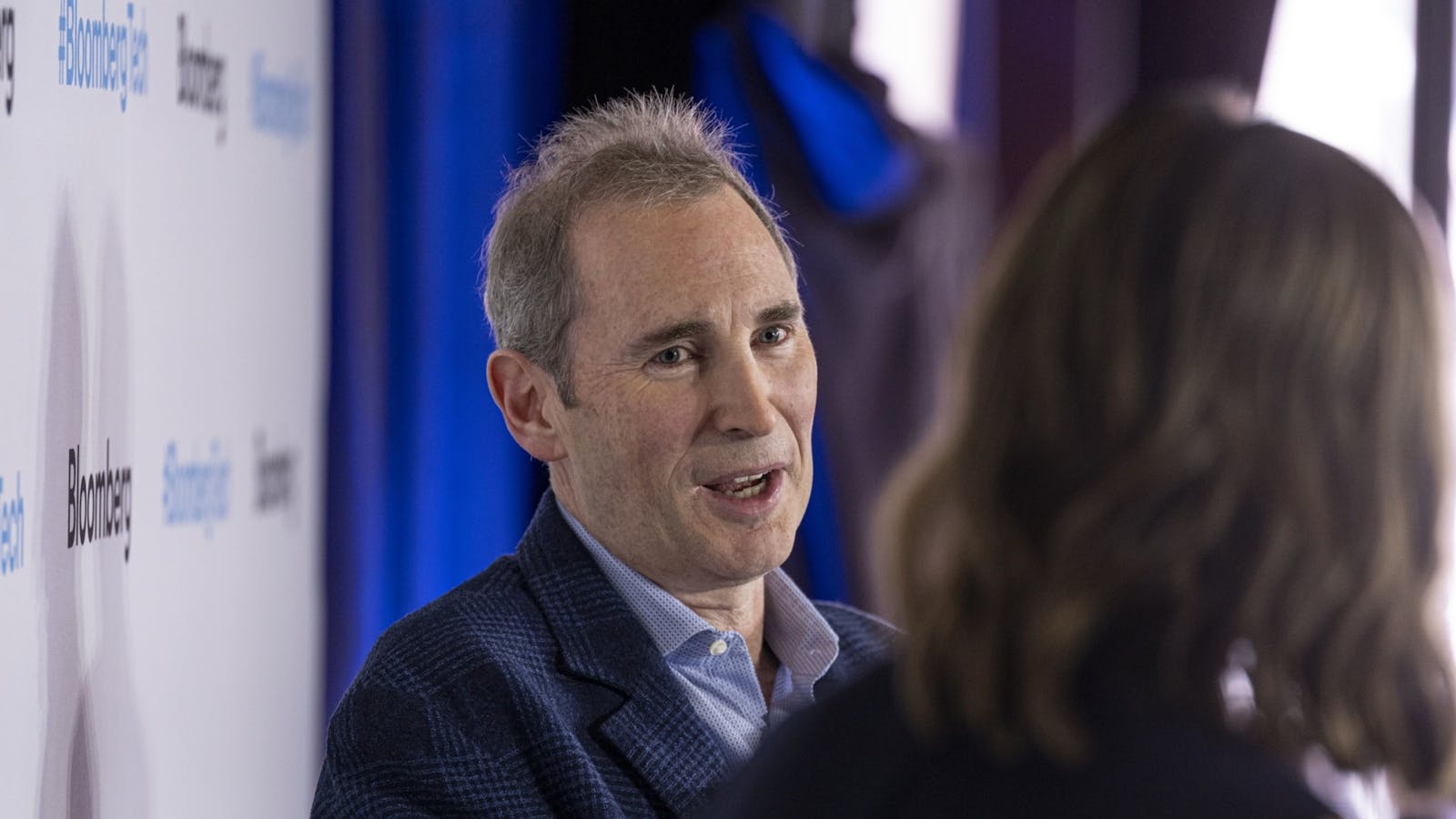 Amazon CEO Andy Jassy in June. Photo by Bloomberg