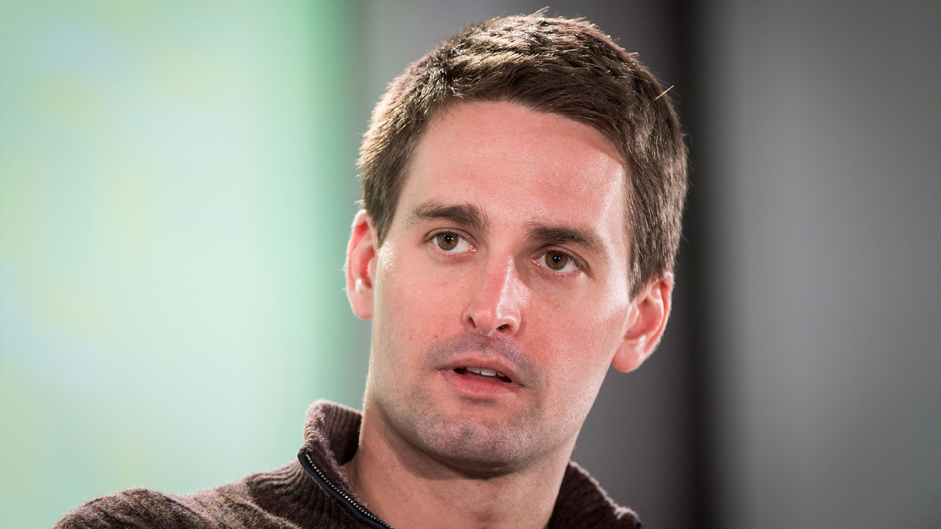 Snap CEO Evan Spiegel. Photo by Bloomberg. 