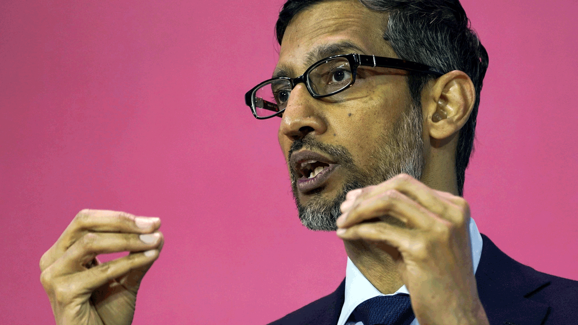 Sundar Pichai. Photo by Bloomberg