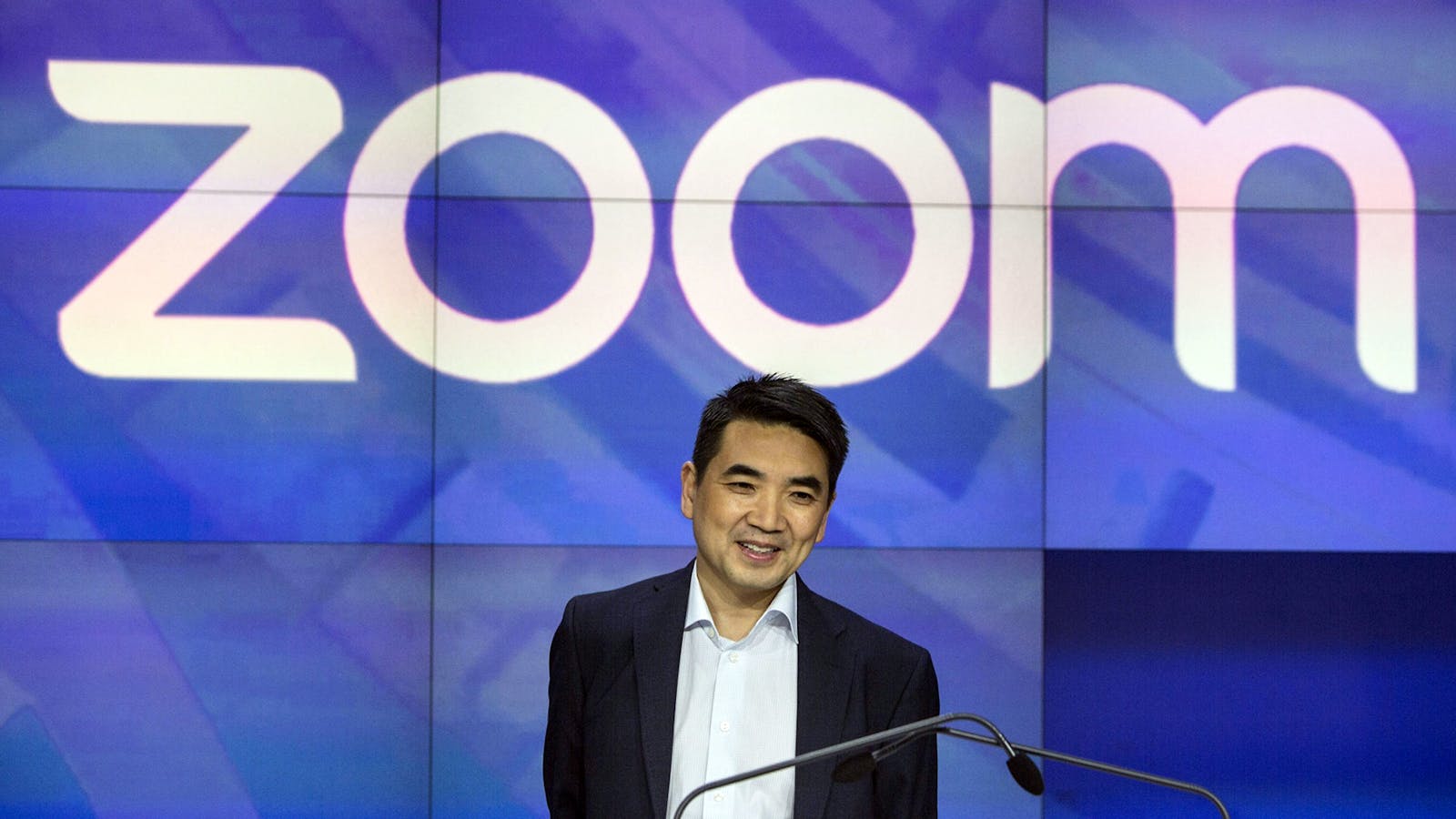 Zoom CEO Eric Yuan. Photo by Bloomberg