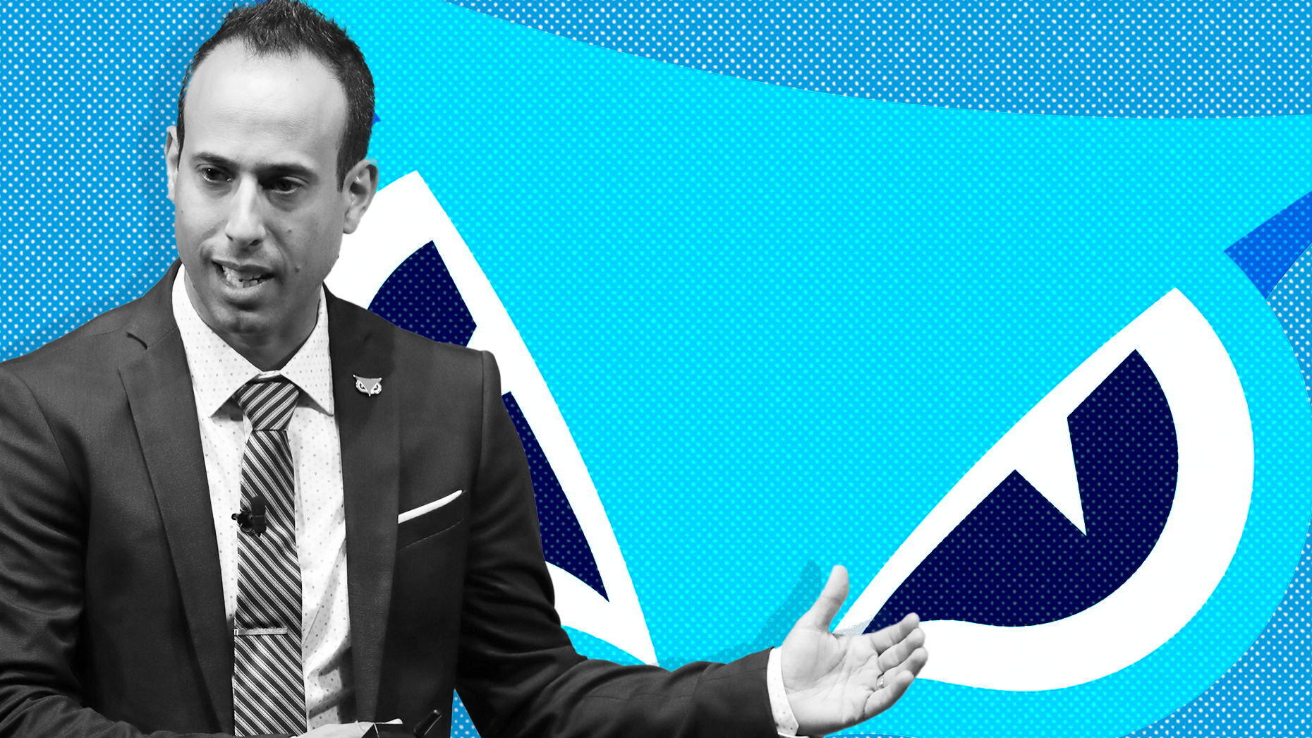 Cybereason co-founder and CEO, Lior Div. Photo by Bloomberg. Art by Mike Sullivan