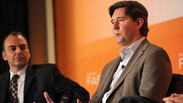 Nasdaq Private Market executive Jeff Thomas, right. Photo by Flickr/Dow Jones Events