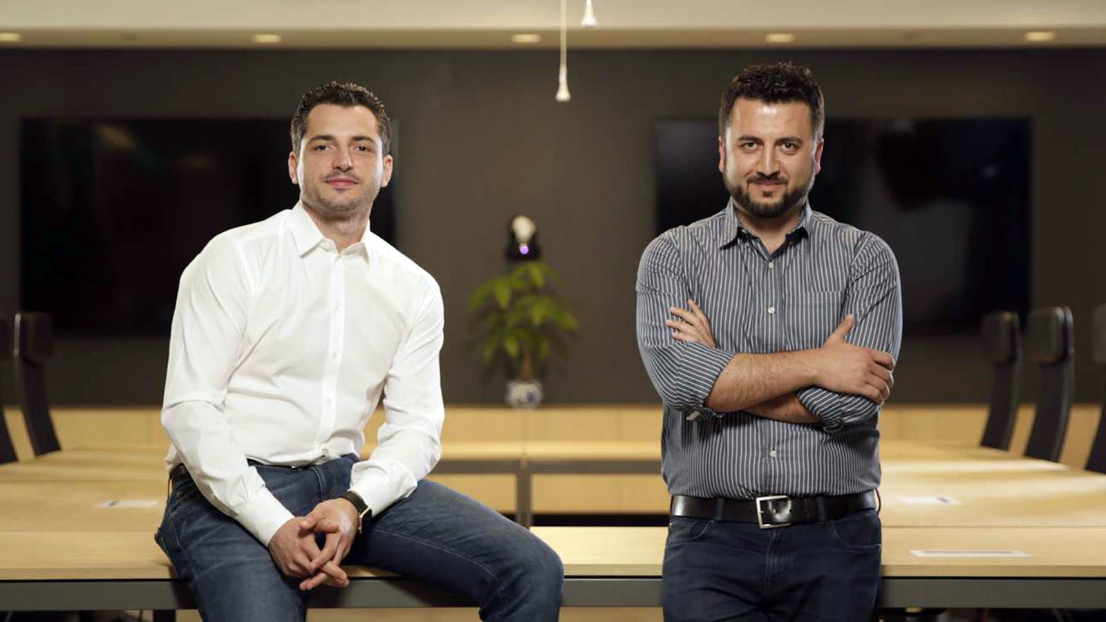ServiceTitan's co-founders Ara Mahdessian (left) and Vahe Kuzoyan. Photo by ServiceTitan.