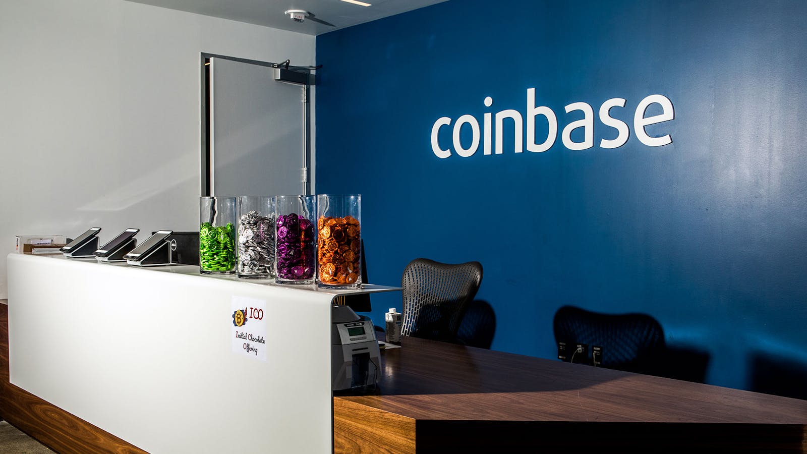 Coinbase headquarters in San Francisco. Photo by Getty.