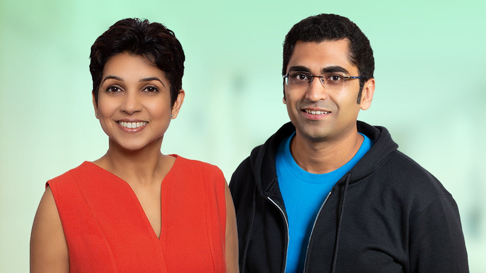 Virtualness co-founders Kirthiga Reddy and Saurabh Doshi. Photo: Virtualness