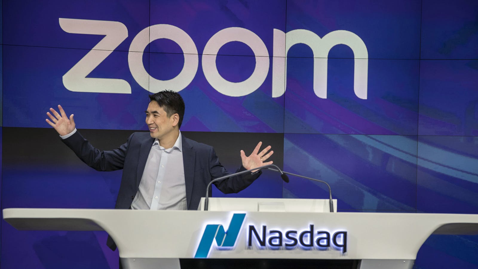 Erin Yuan of Zoom. Photo by Bloomberg. 