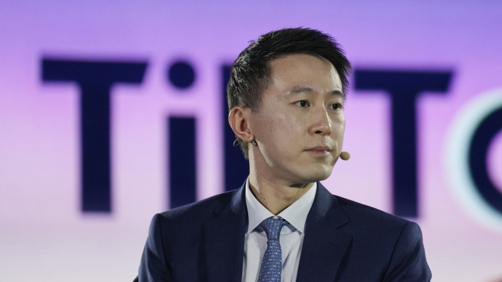 Shou Zi Chew, chief executive officer of TikTok. Photo by Bloomberg.