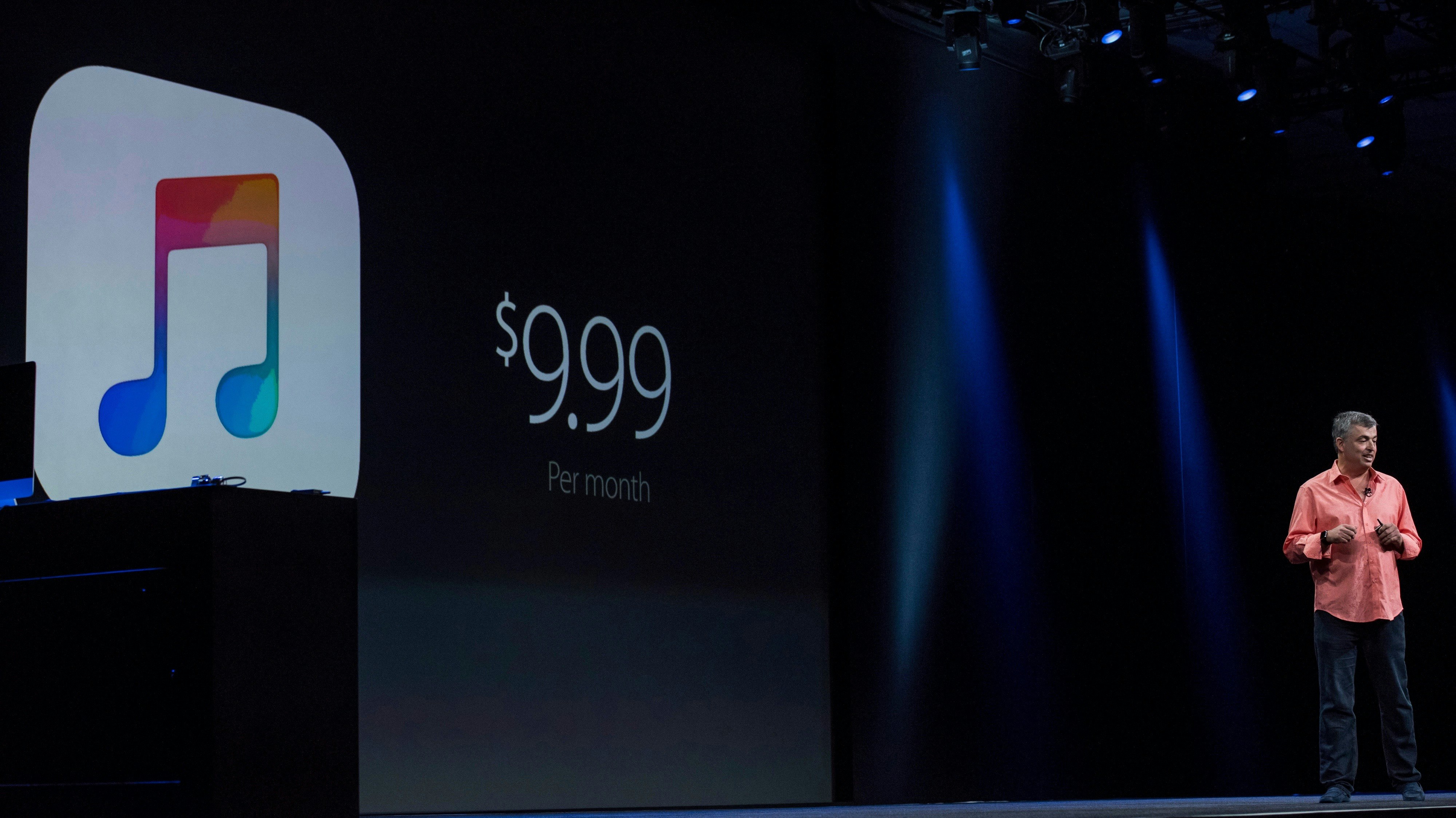 Apple's Eddy Cue. Photo by Bloomberg.