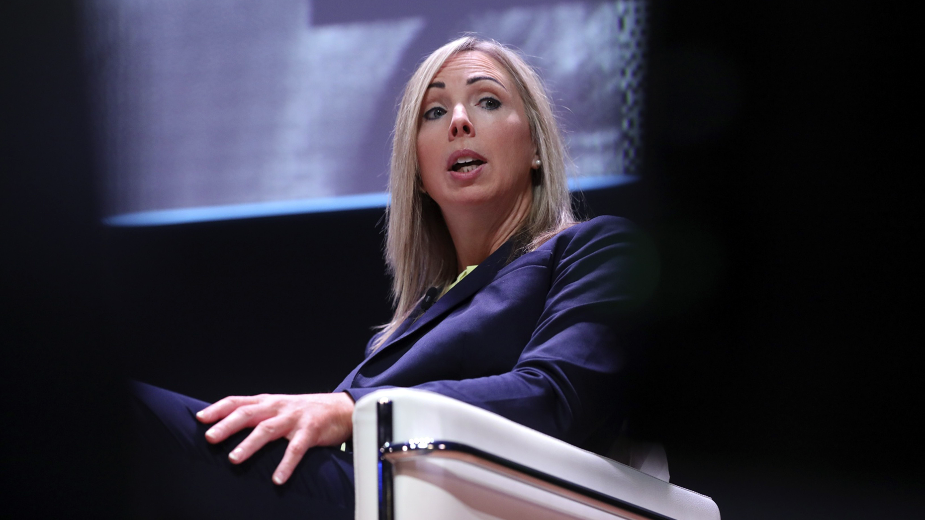 Helen Dixon, data protection commissioner of the Irish Data Protection Commission for the Briefing. Photo via Bloomberg.