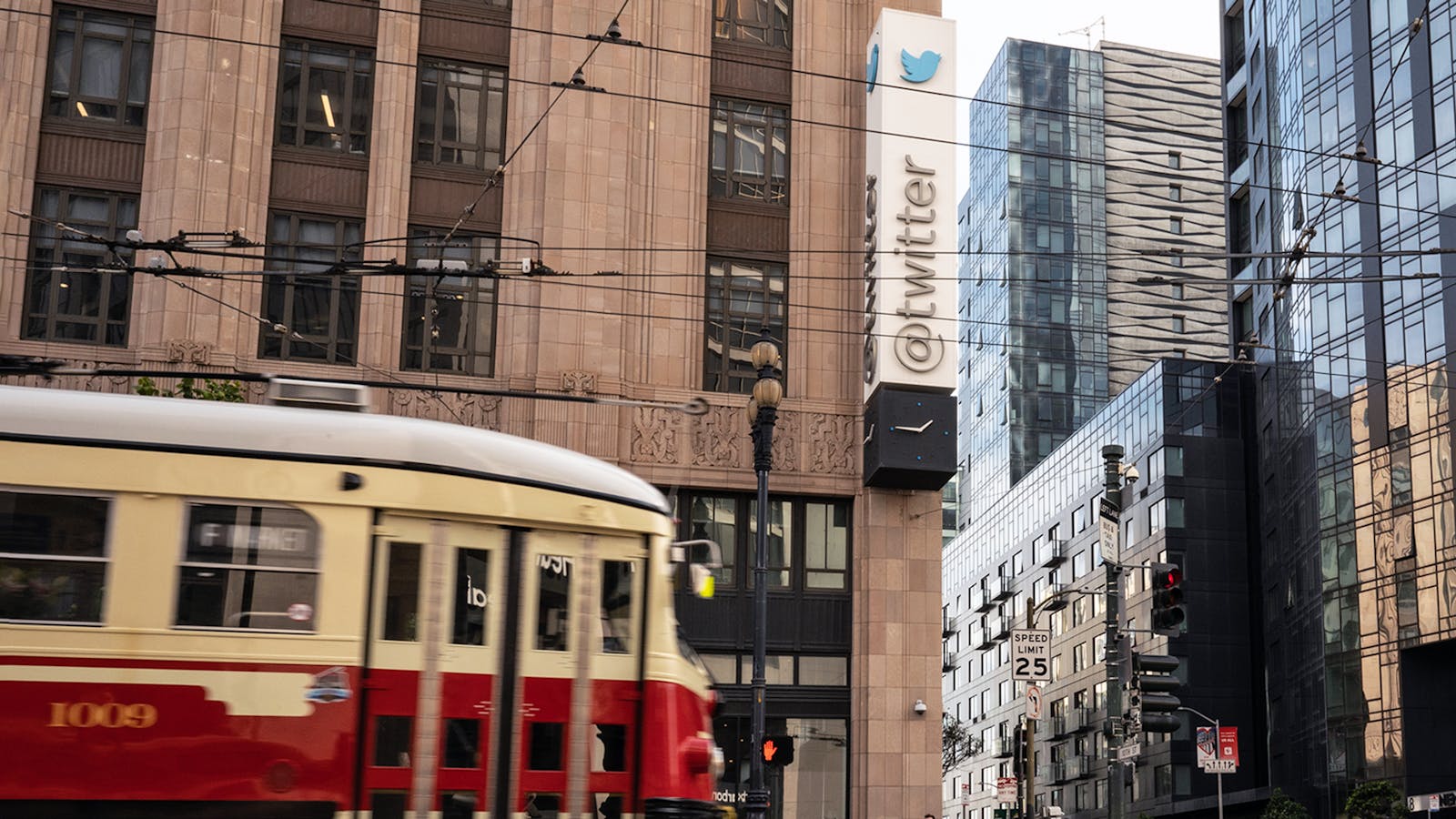 Twitter's San Francisco headquarters. Photo via Getty Images