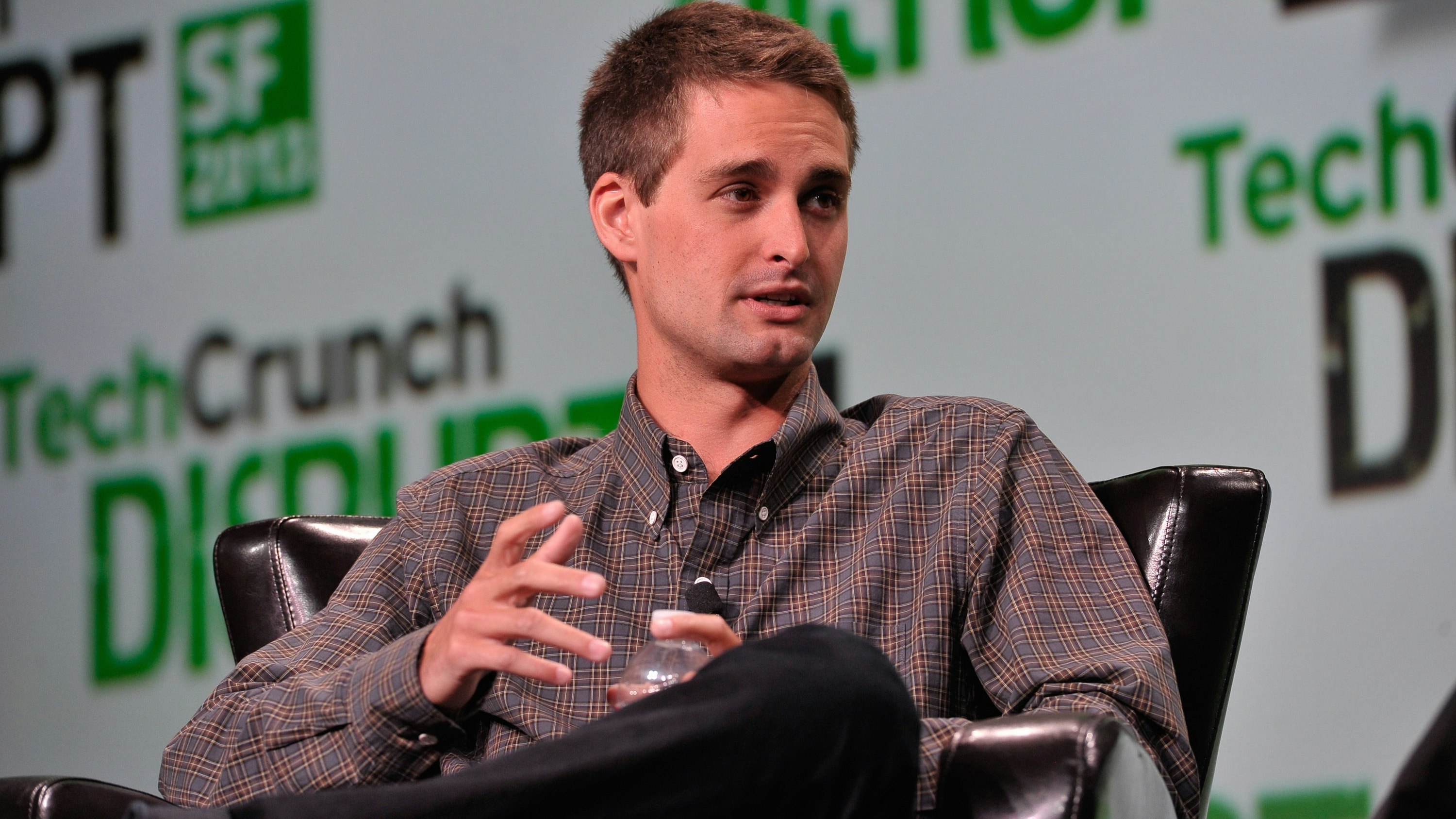 Snapchat CEO Evan Spiegel. Photo by Flickr/TechCrunch.