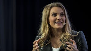 Clearco's departing CEO, Michele Romanow, in 2019. Photo by Bloomberg