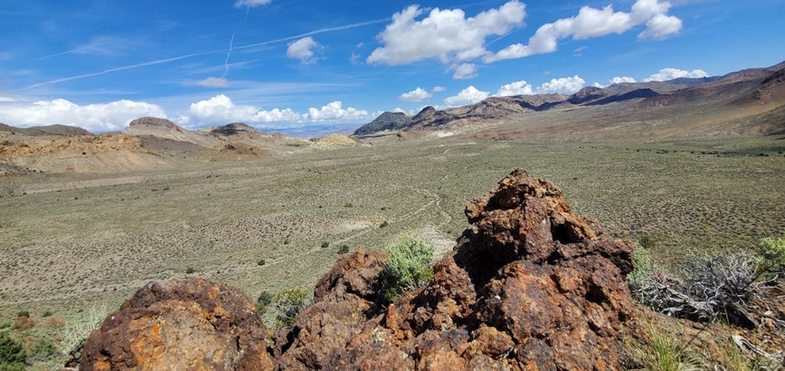 Site of the proposed Rhyolite Ridge lithium mine. Photo: Courtesy Ioneer