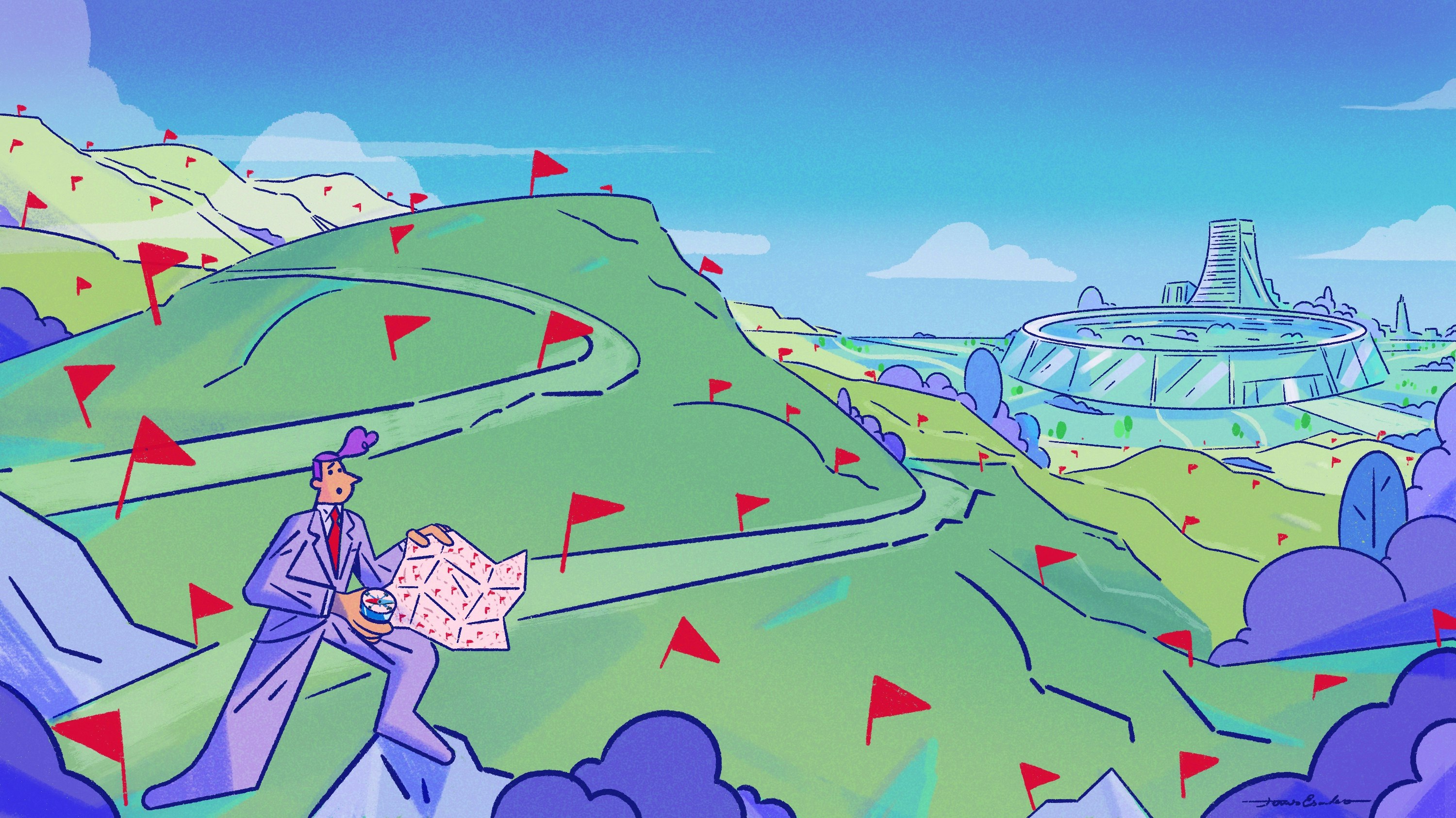 Illustration by Jesús Escudero.