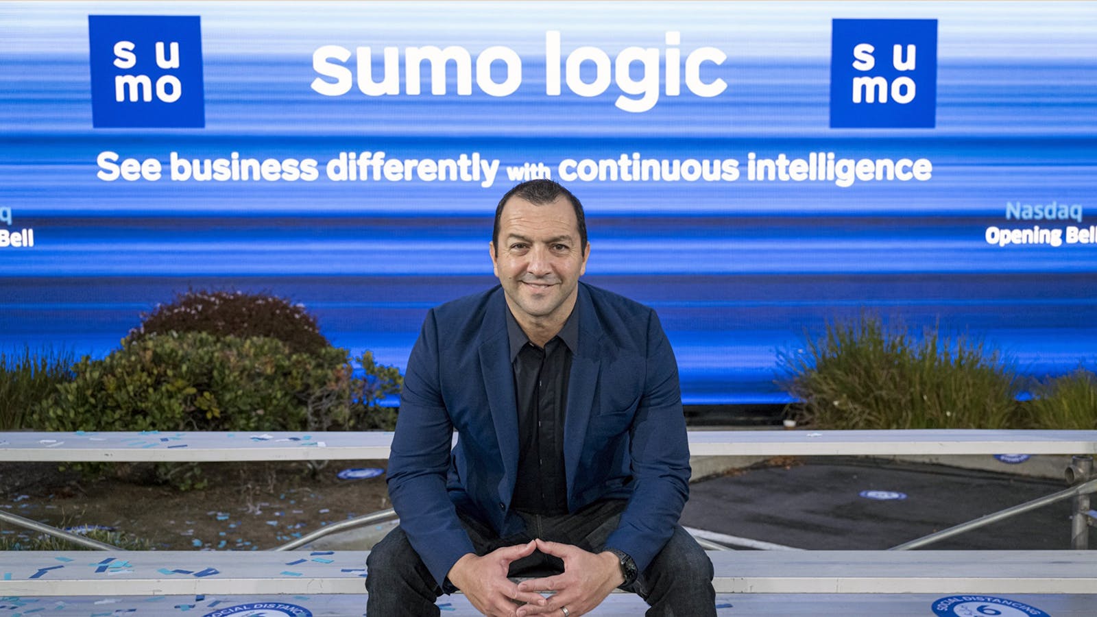 Sumo Logic CEO Ramin Sayar. Photo by Bloomberg.
