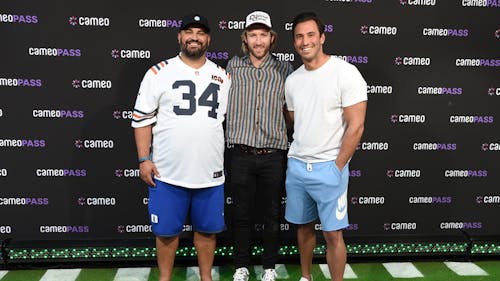 Cameo co-founders Steven Galanis, Devon Townsend, Martin Blencowe, from left to right. Photo by Michael Kovac/Getty Images