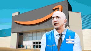 Amazon executive chairman Jeff Bezos. Art by Mike Sullivan