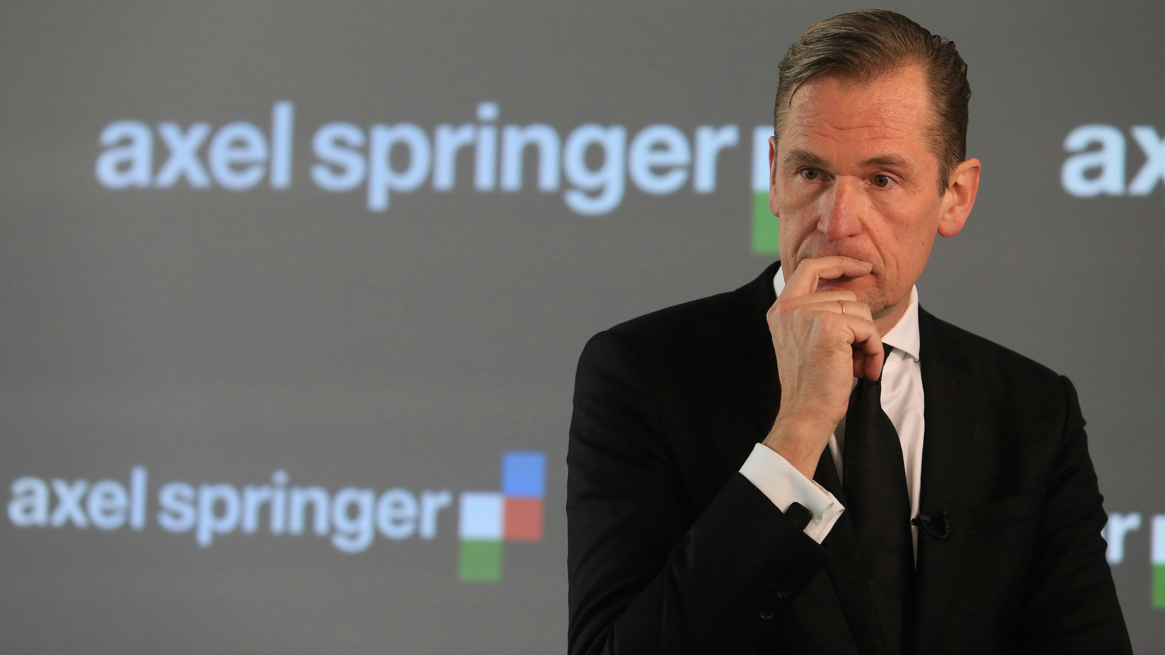 Axel Springer CEO Mathias Döpfner. Photo by Bloomberg.