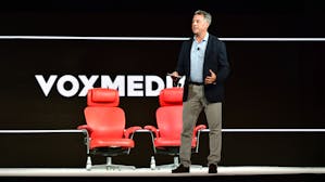 Vox Media CEO Jim Bankoff at the company's 2022 Code Conference. Photo by Getty Images.