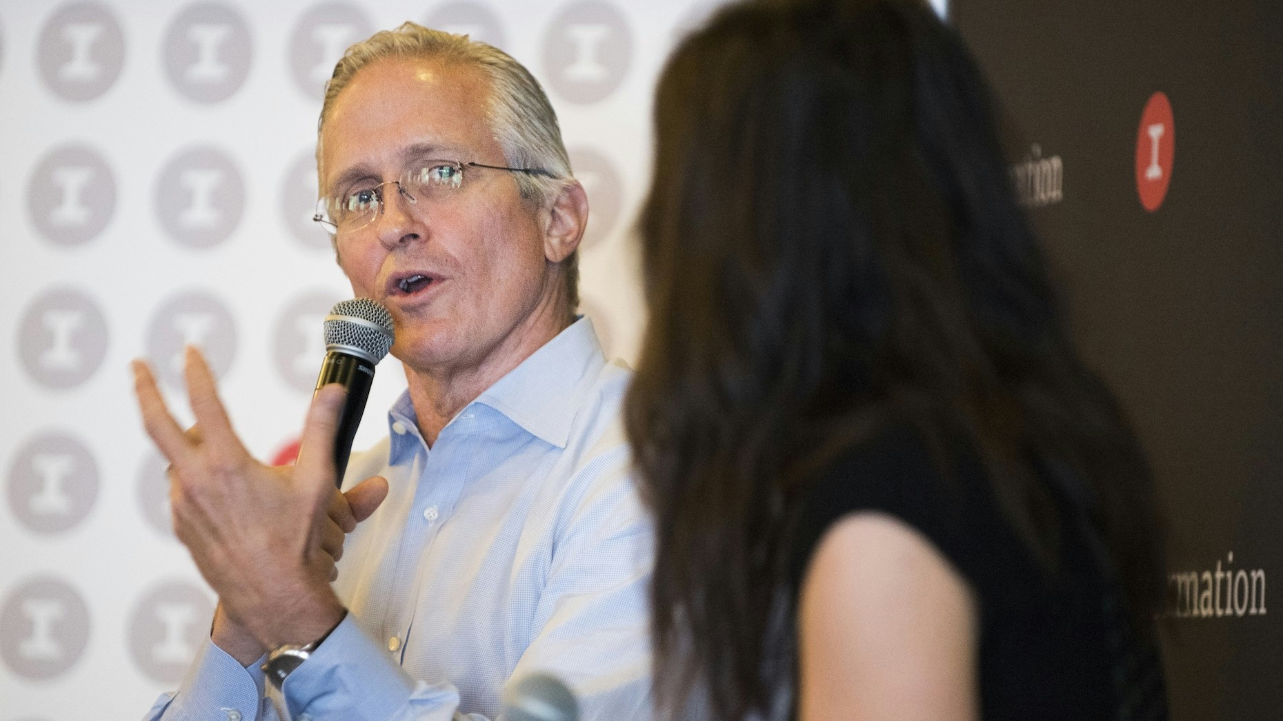 TPG's Jim Coulter at the Summit. Photo by Erin Beach. 