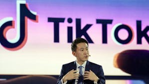 Shou Zi Chew, CEO of TikTok. Photo by Bloomberg