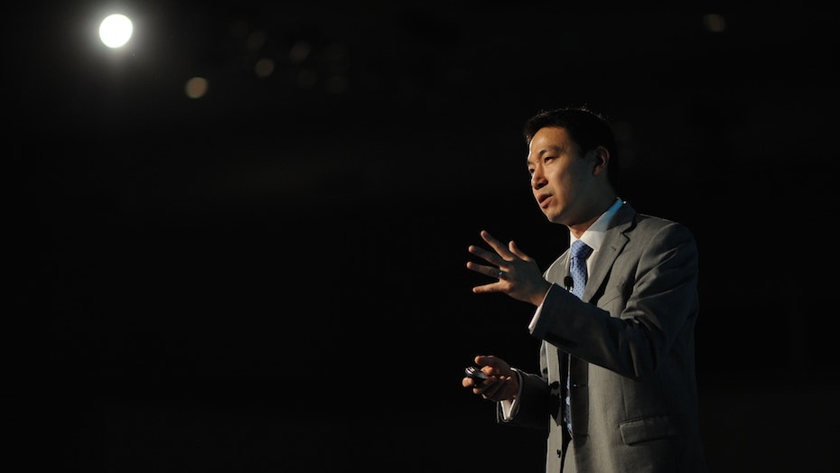 Salesforce.com Chief Operating Officer George Hu. Photo by Jakub Mosur.