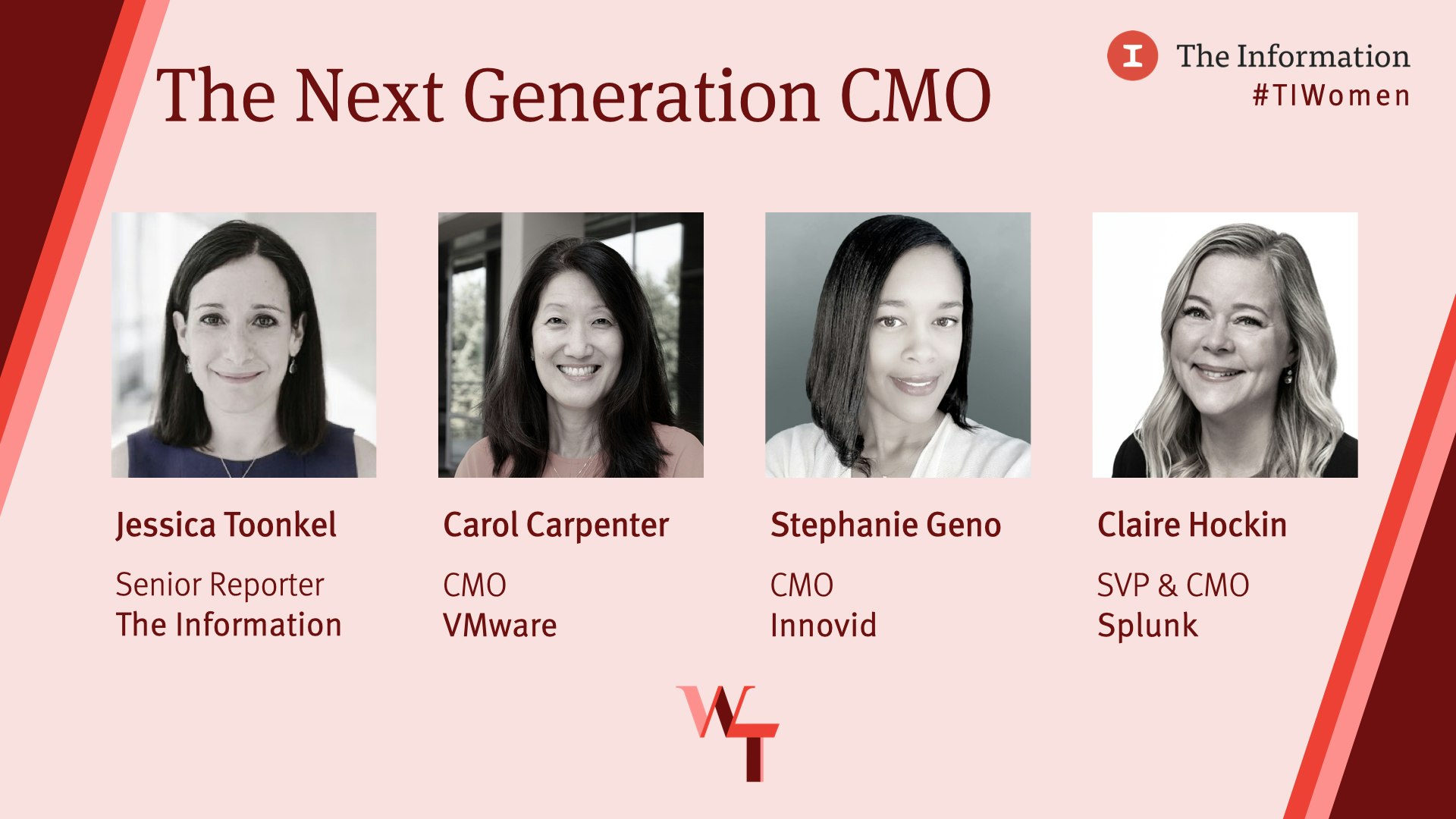 Women in Tech Leadership Forum - The Next Generation CMO: Driving growth, meeting customers' needs and corporate positioning for the future