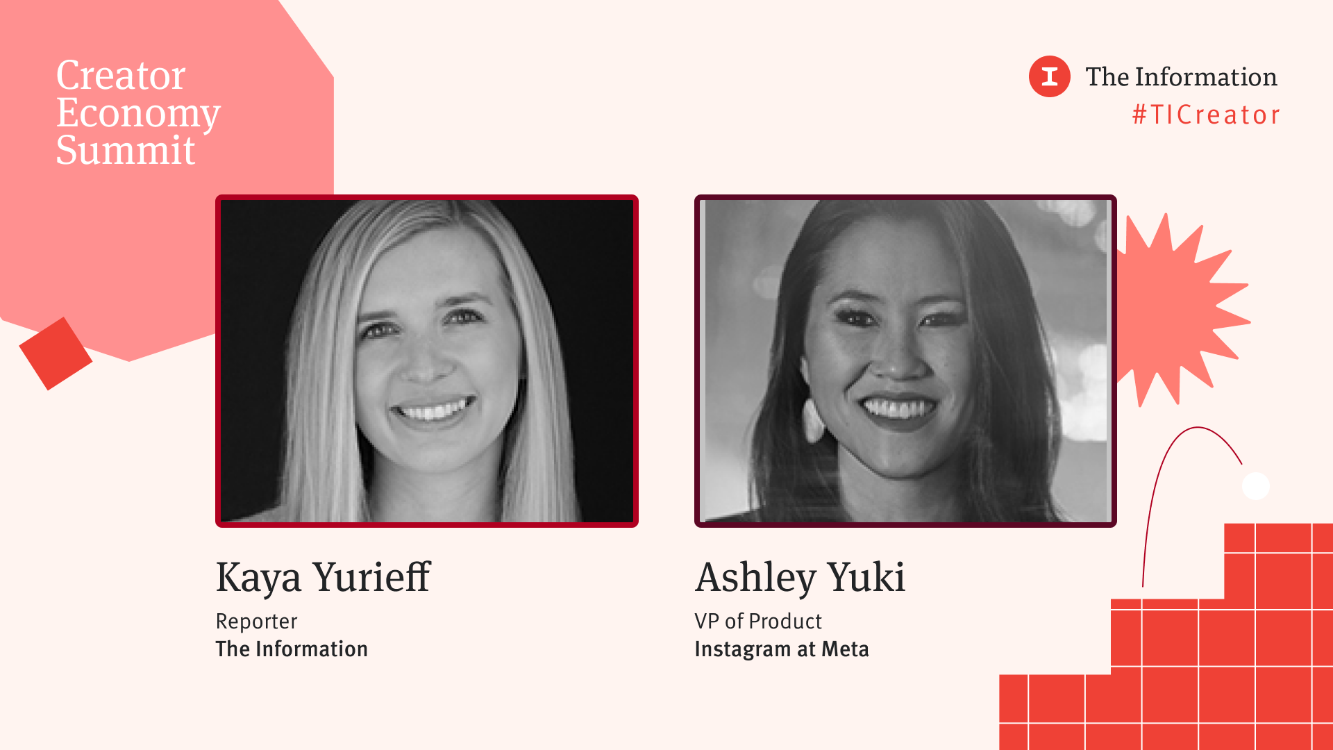 2022 Creator Economy Summit - Ashley Yuki, VP of Product, Instagram at Meta in conversation with Kaya Yurieff, Reporter, The Information