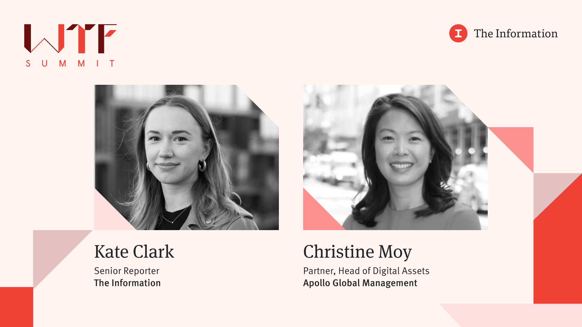 WTF 2022 - Christine Moy, Partner, Head of Digital Assets, Apollo Global Management in conversation with Kate Clark, Senior Reporter, The Information