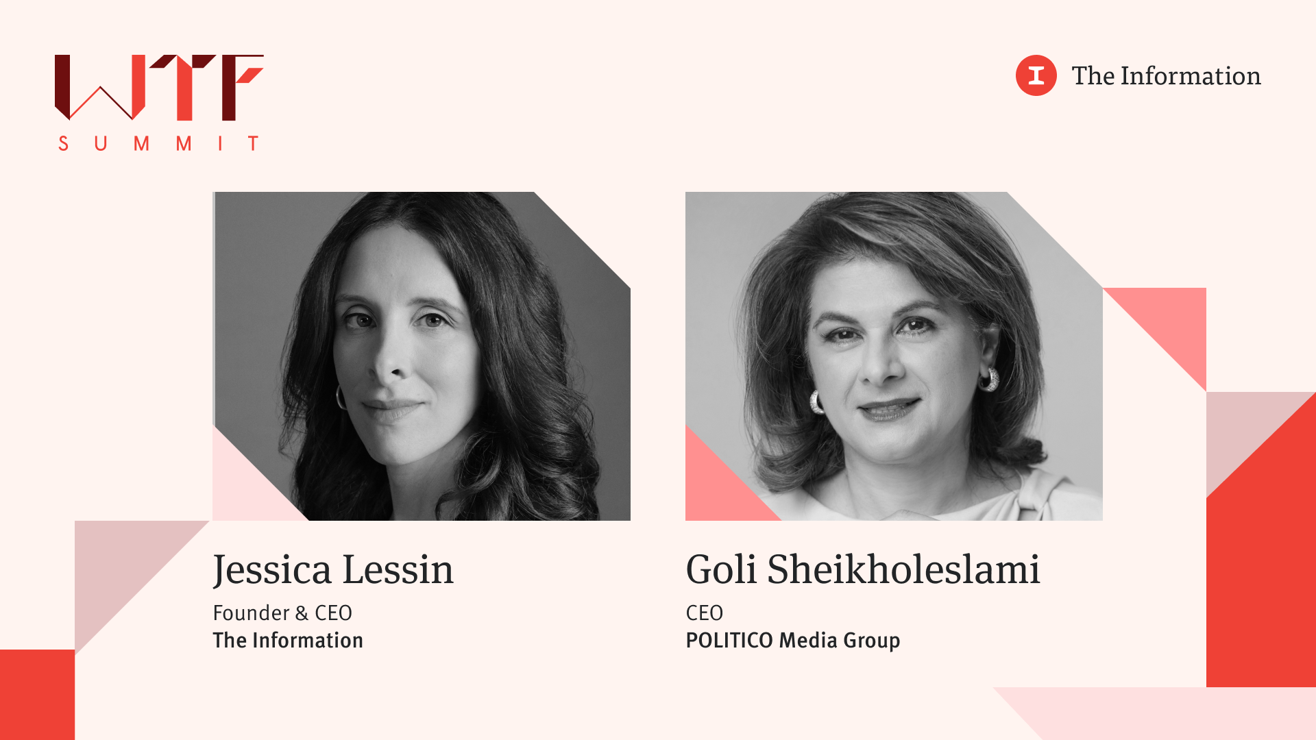 WTF 2022 - Goli Sheikholeslami, CEO, POLITICO Media Group in conversation with Jessica Lessin, Founder & CEO, The Information
