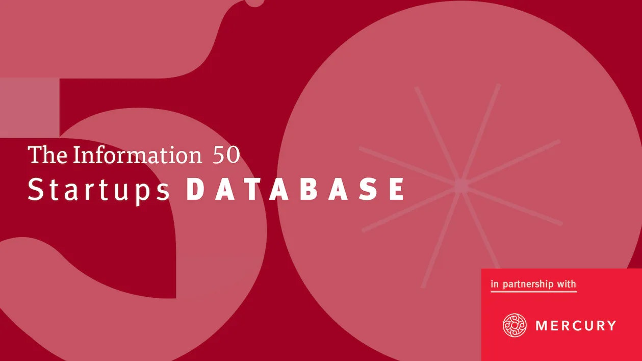 The Information 50 Startups - Past, Present & Future