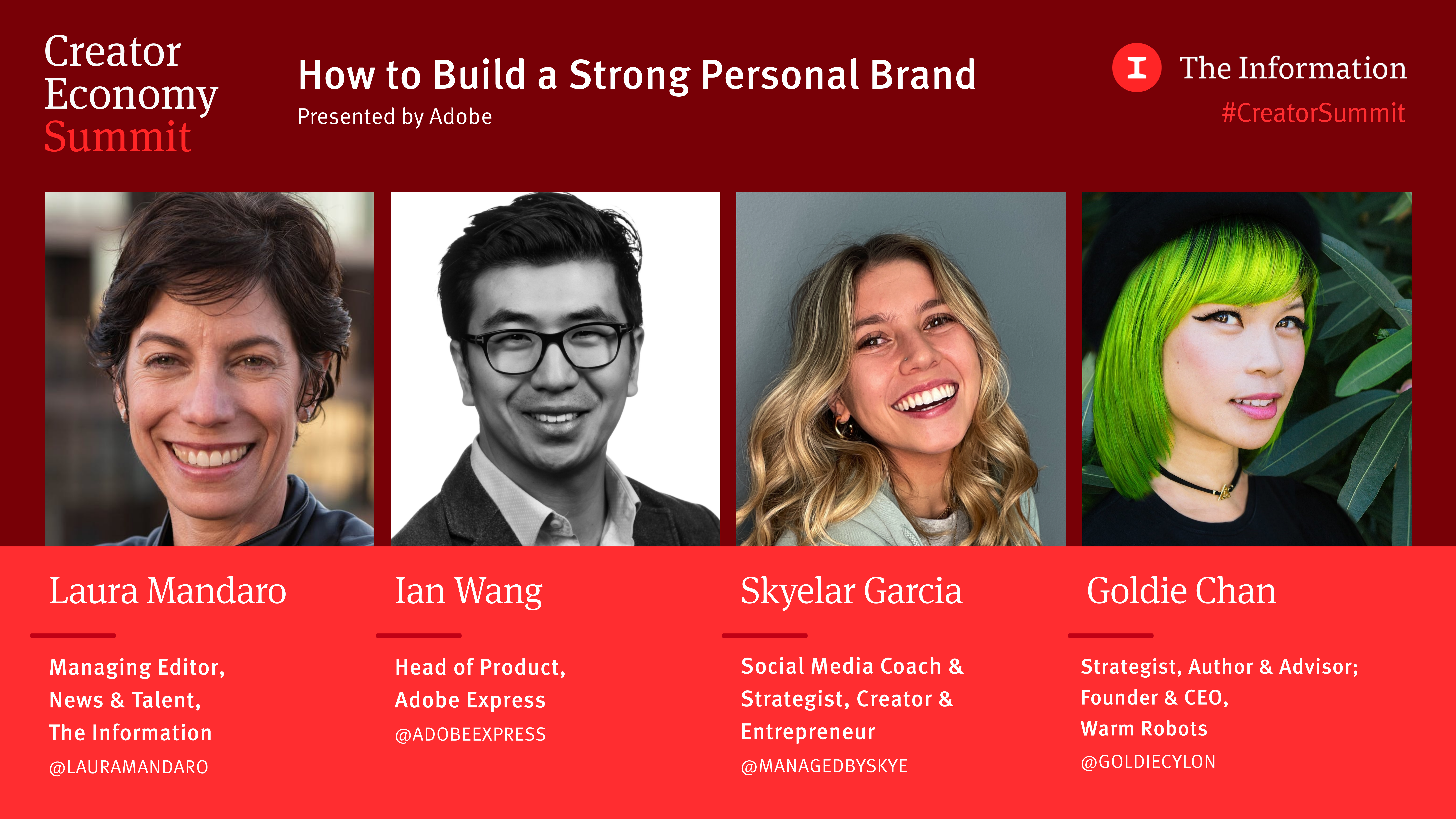 Creator Economy Summit 2023 - How to Build a Strong Personal Brand